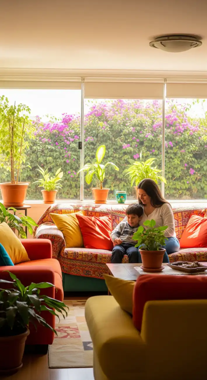 Protección UV para muebles y familia con láminas solares