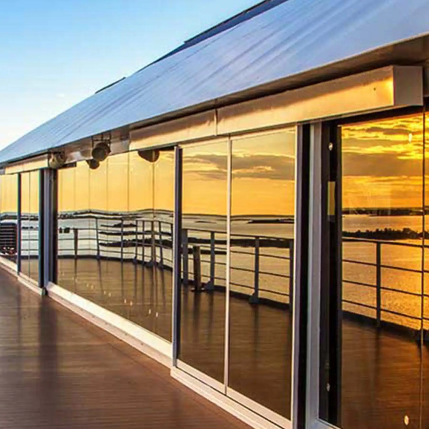 Detalle de instalación de lámina Bronce 35