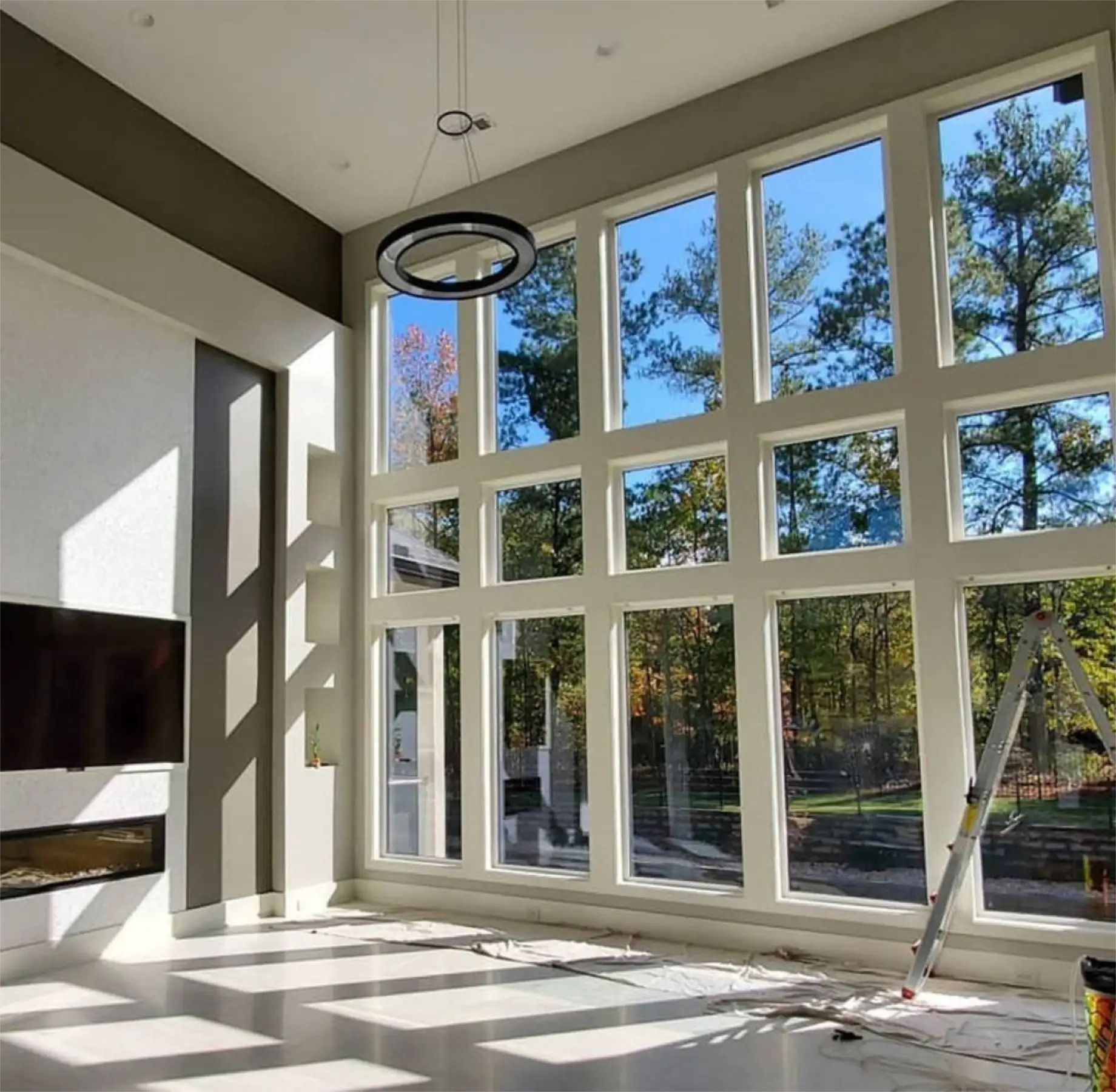 Detalle de instalación de lámina Nova 70