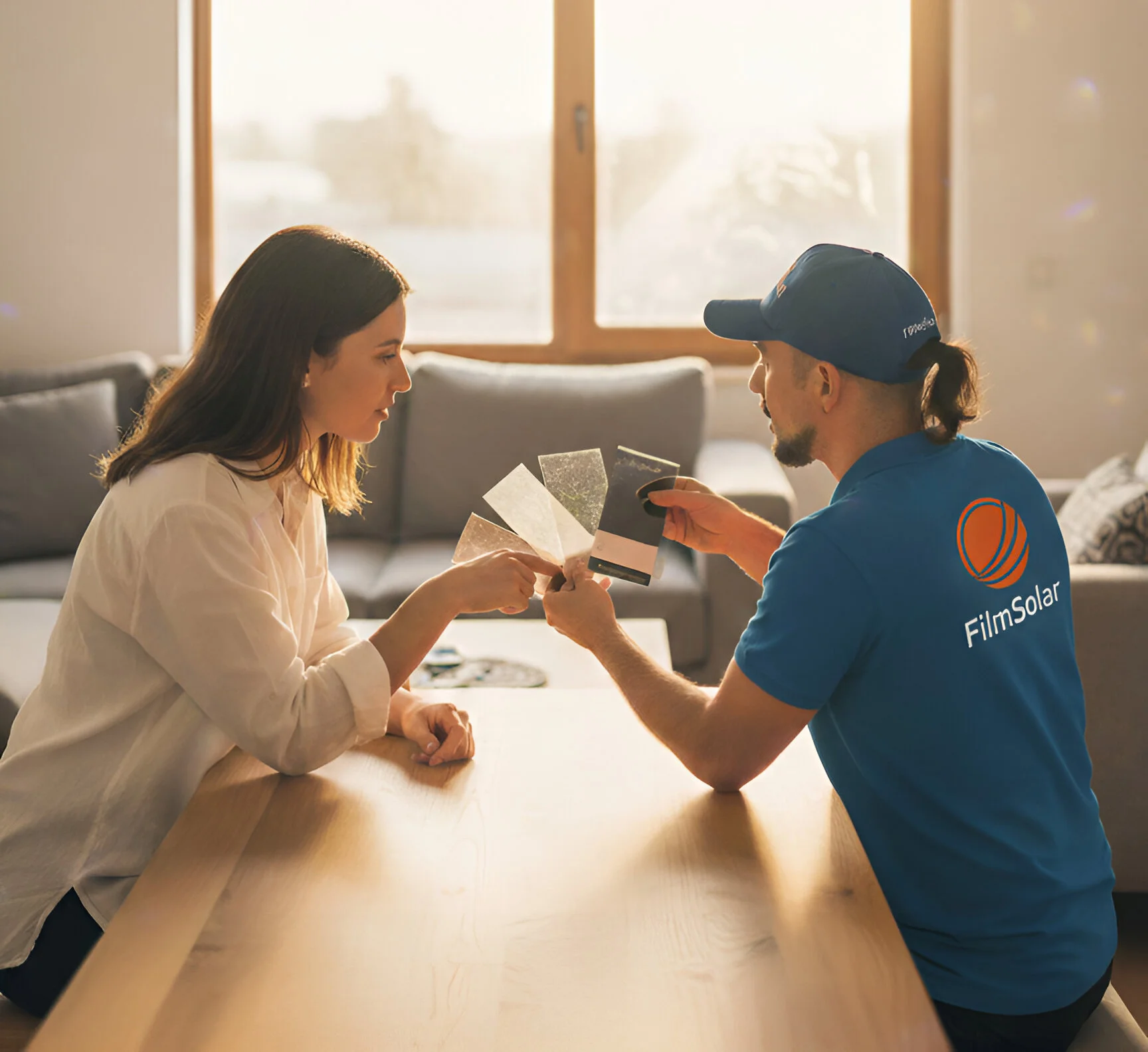 Equipo FilmSolar trabajando en instalación